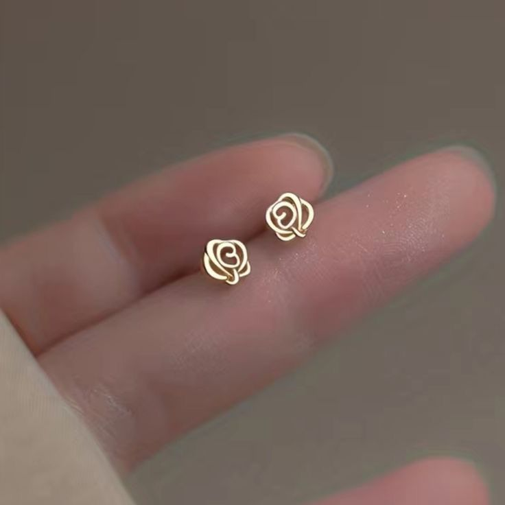 Heart Stud Earrings for Women