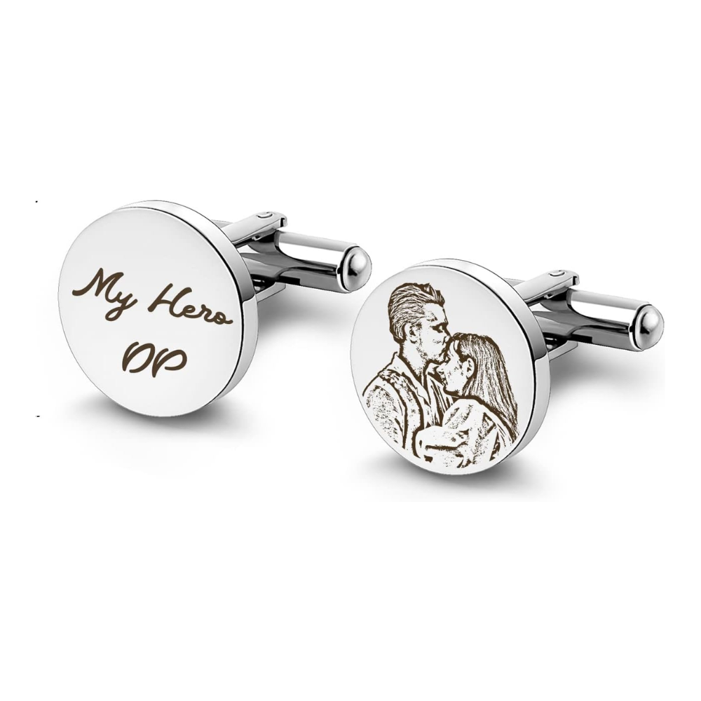 Custom Photo Cufflinks for men Cufflink.