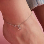 Infinity And Paw Anklets