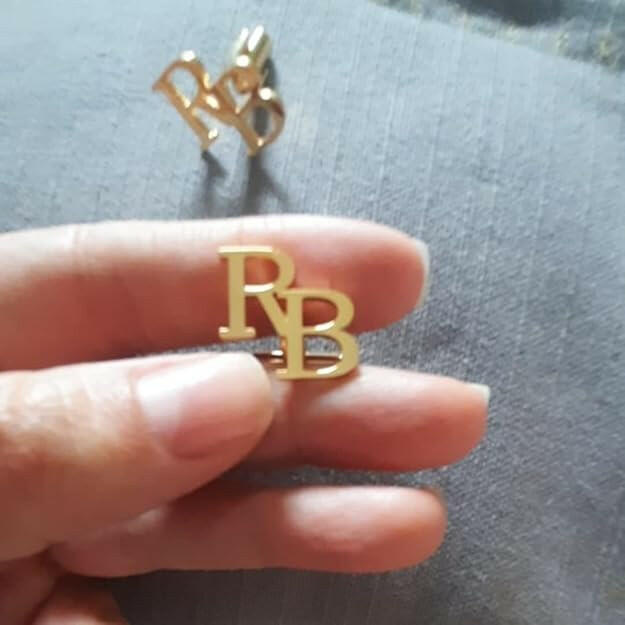 Personalized Name Initials Cufflinks Groomsmen gift Cufflink.