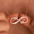 Infinity Couple Name Necklace