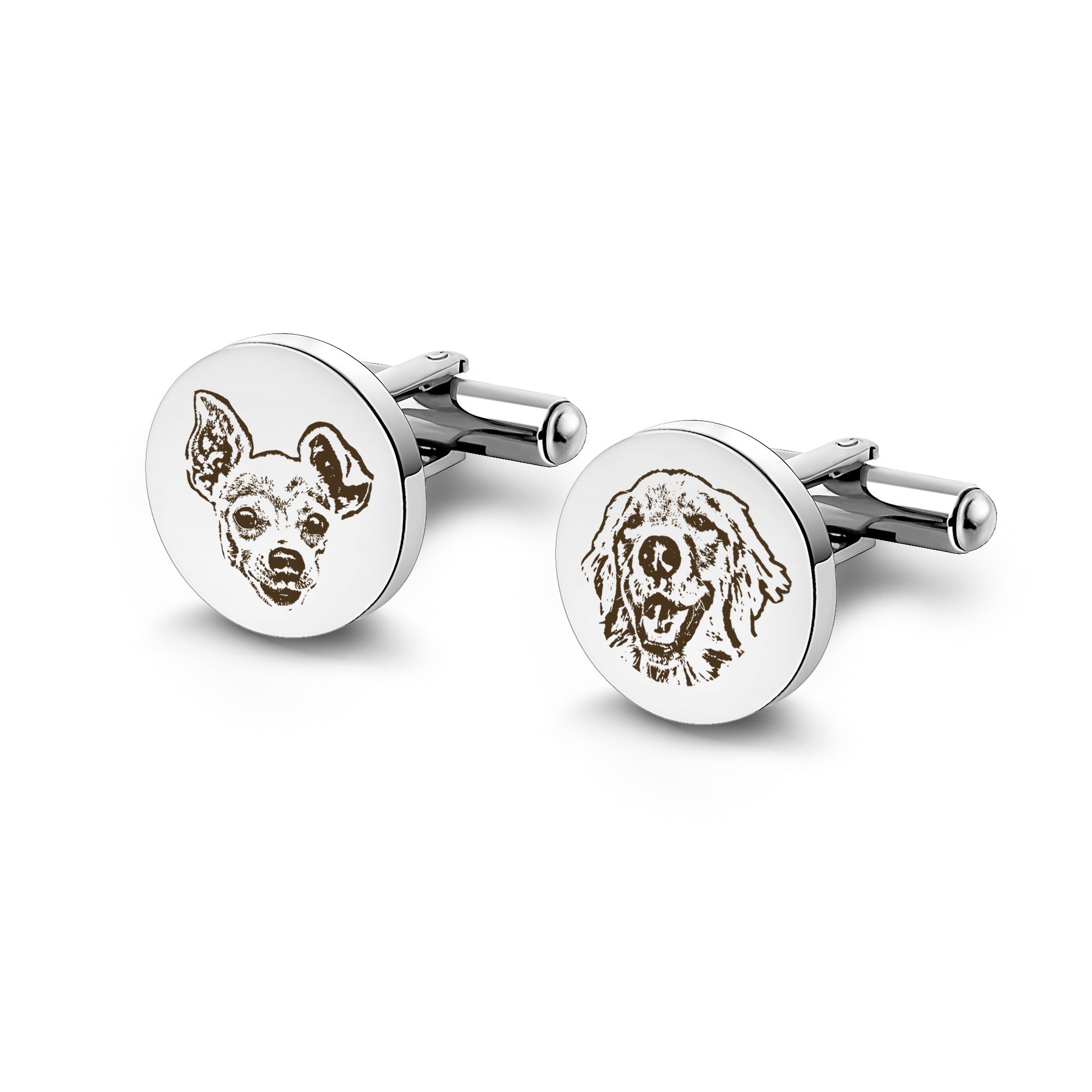 Custom Pet Portrait Cufflinks