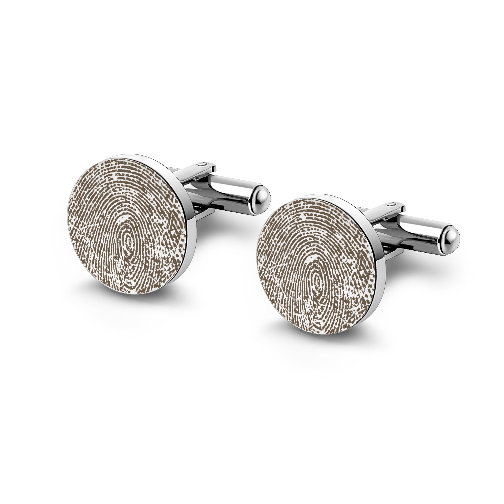 Custom Actual Fingerprint Cufflinks