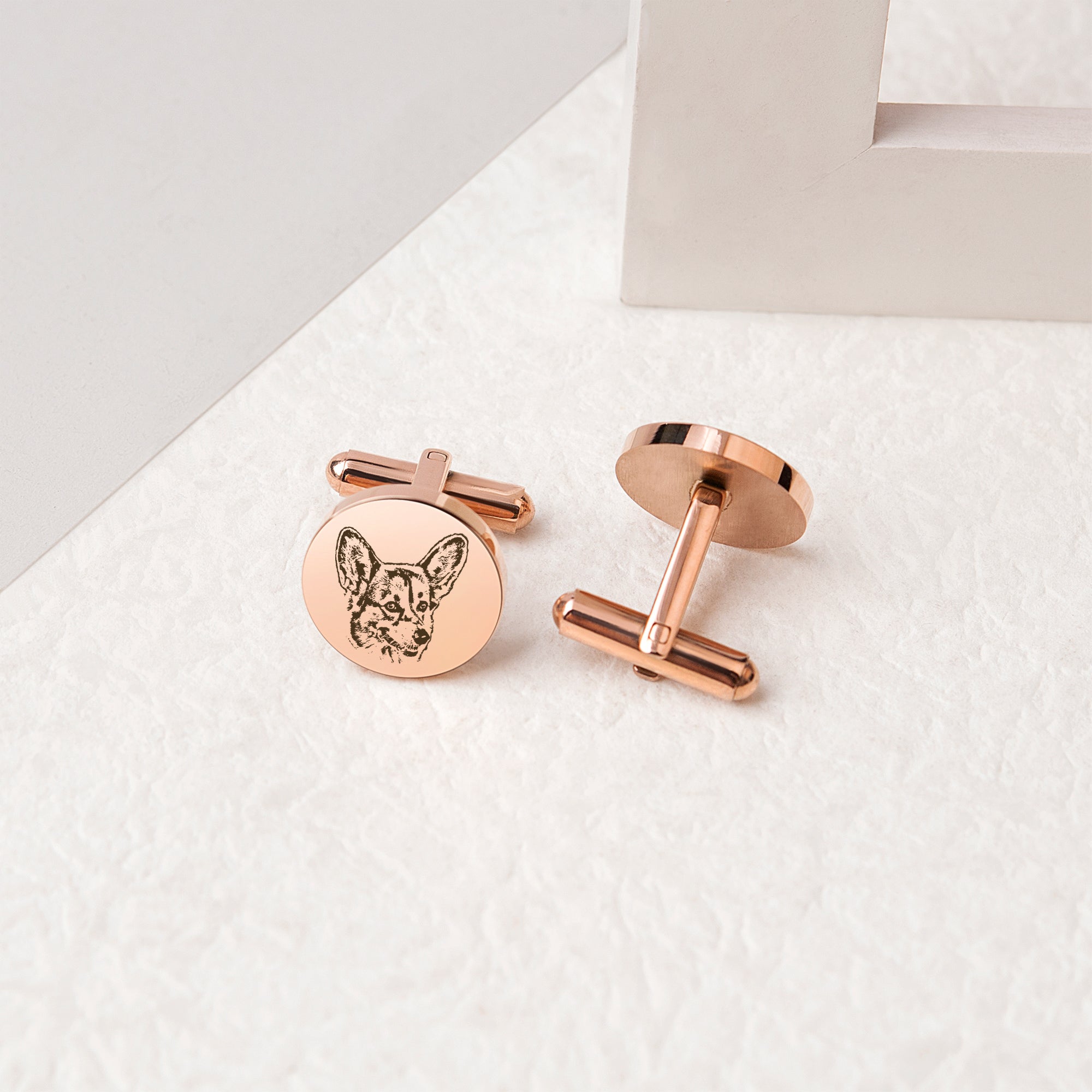 Custom Pet Portrait Cufflinks