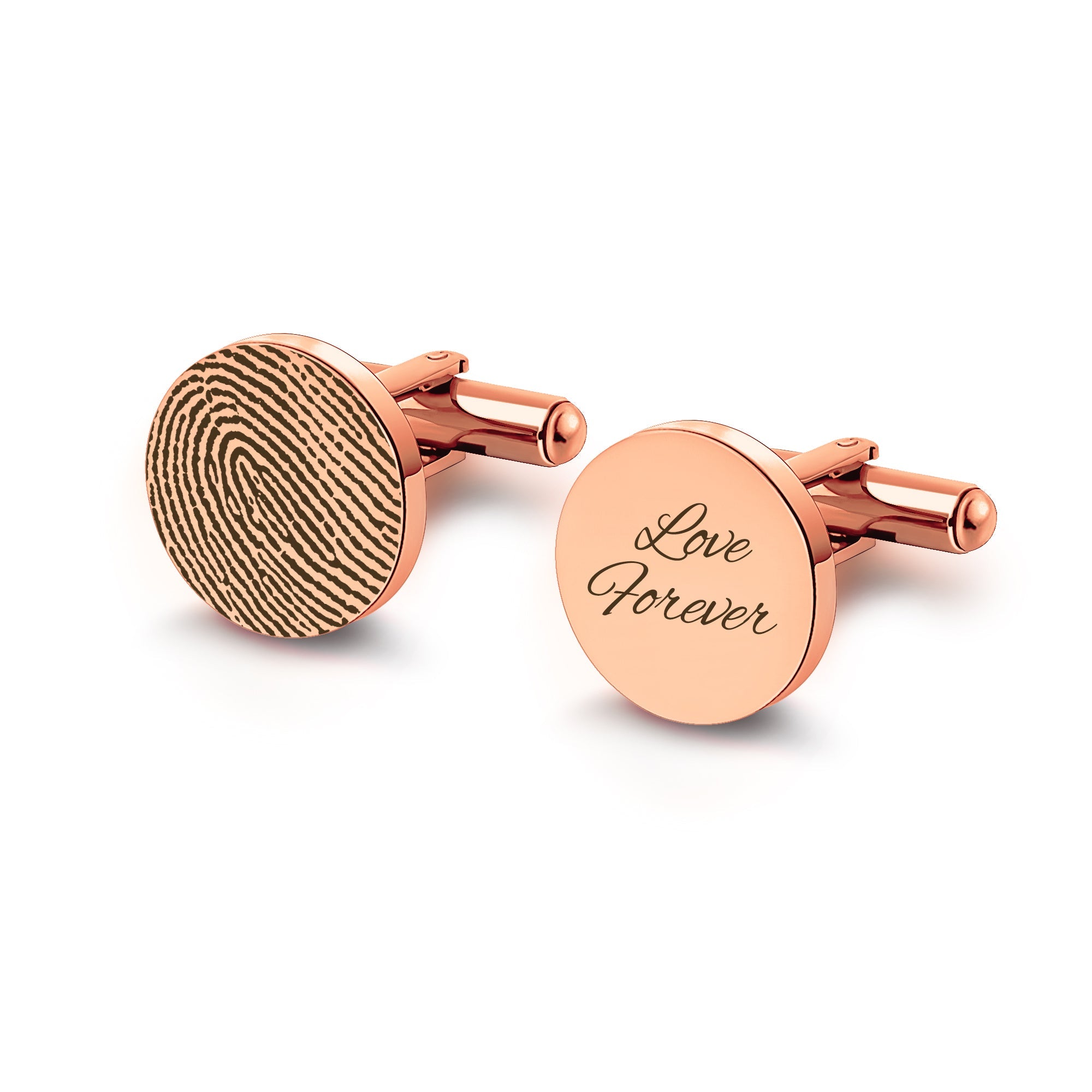 Custom Actual Fingerprint Cufflinks