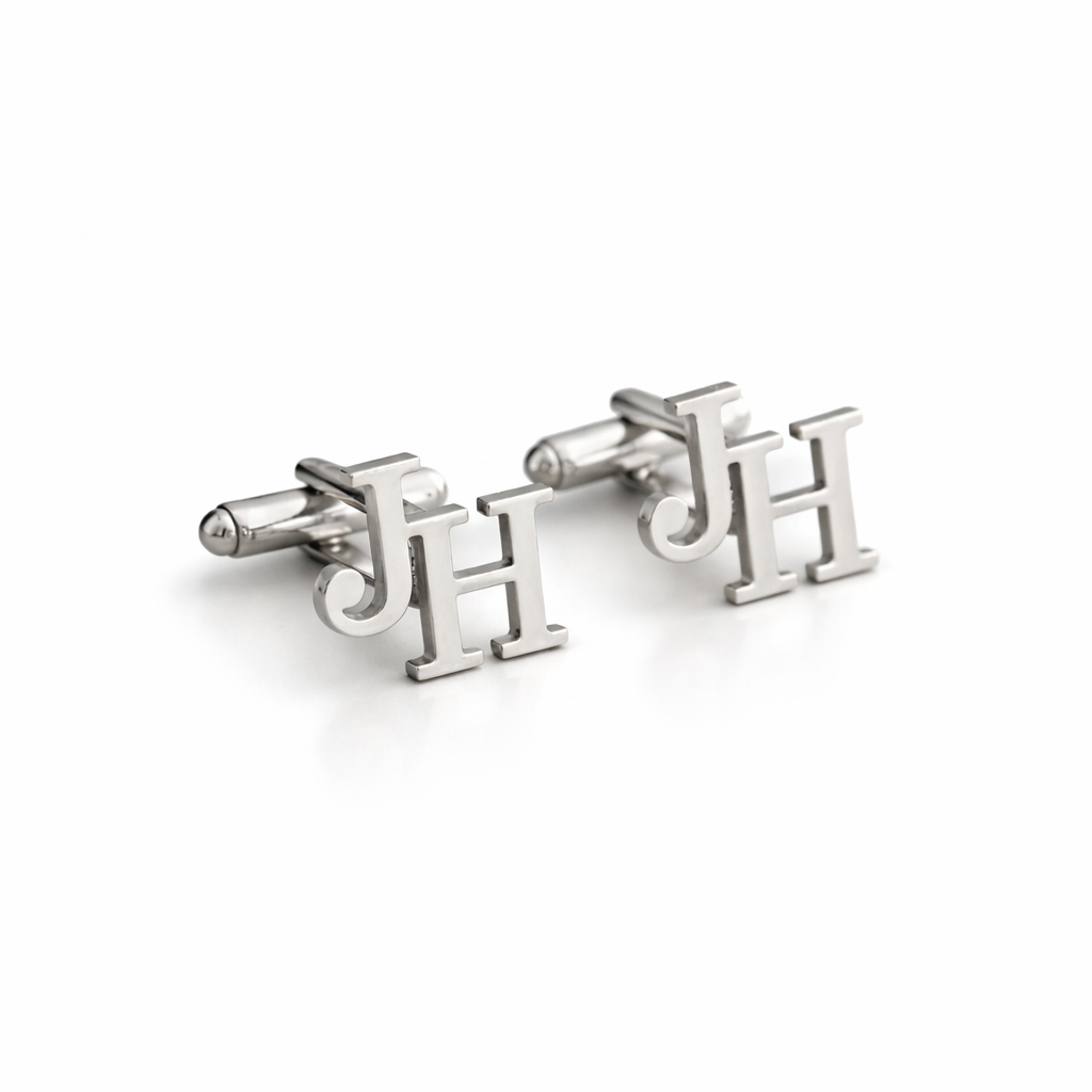 Custom Groomsmen Gifts,Personalised Initial Cufflink