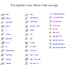 Custom Morse Code Hidden Name Necklace – Personalized Secret Message Jewelry for Men & Women