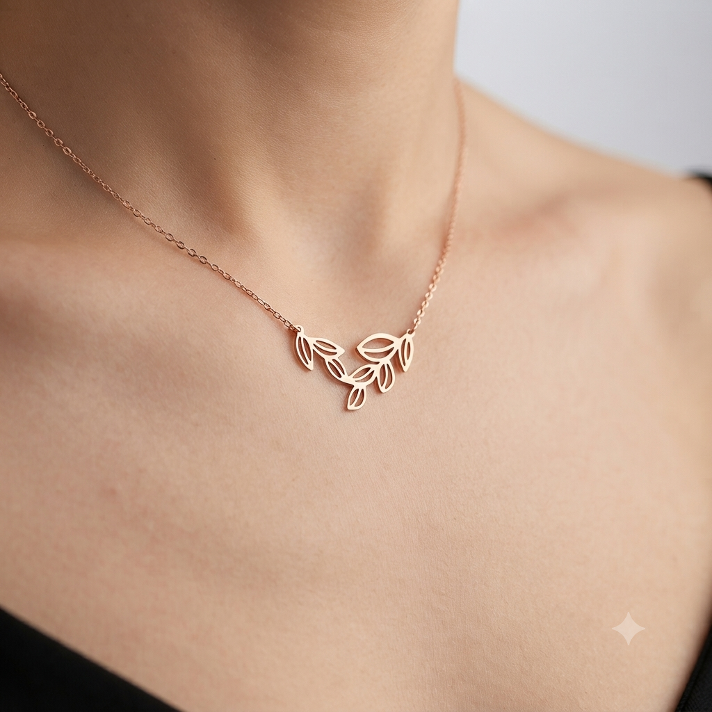 Gold Leaf Necklace