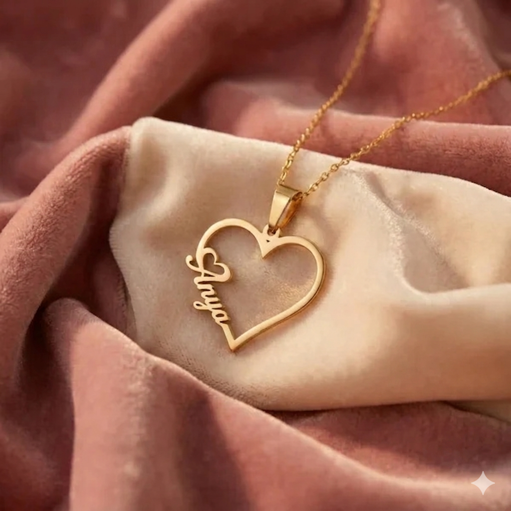 Heart Name Necklace