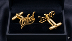 Personalized Stylish Name Cufflinks for Men