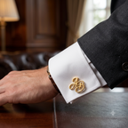 Personalised Brass  Cufflinks