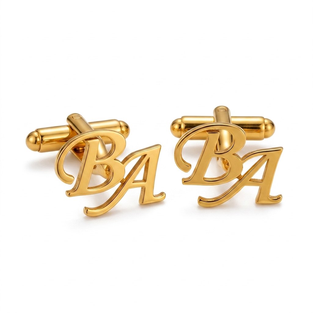 Custom Initial Cufflinks