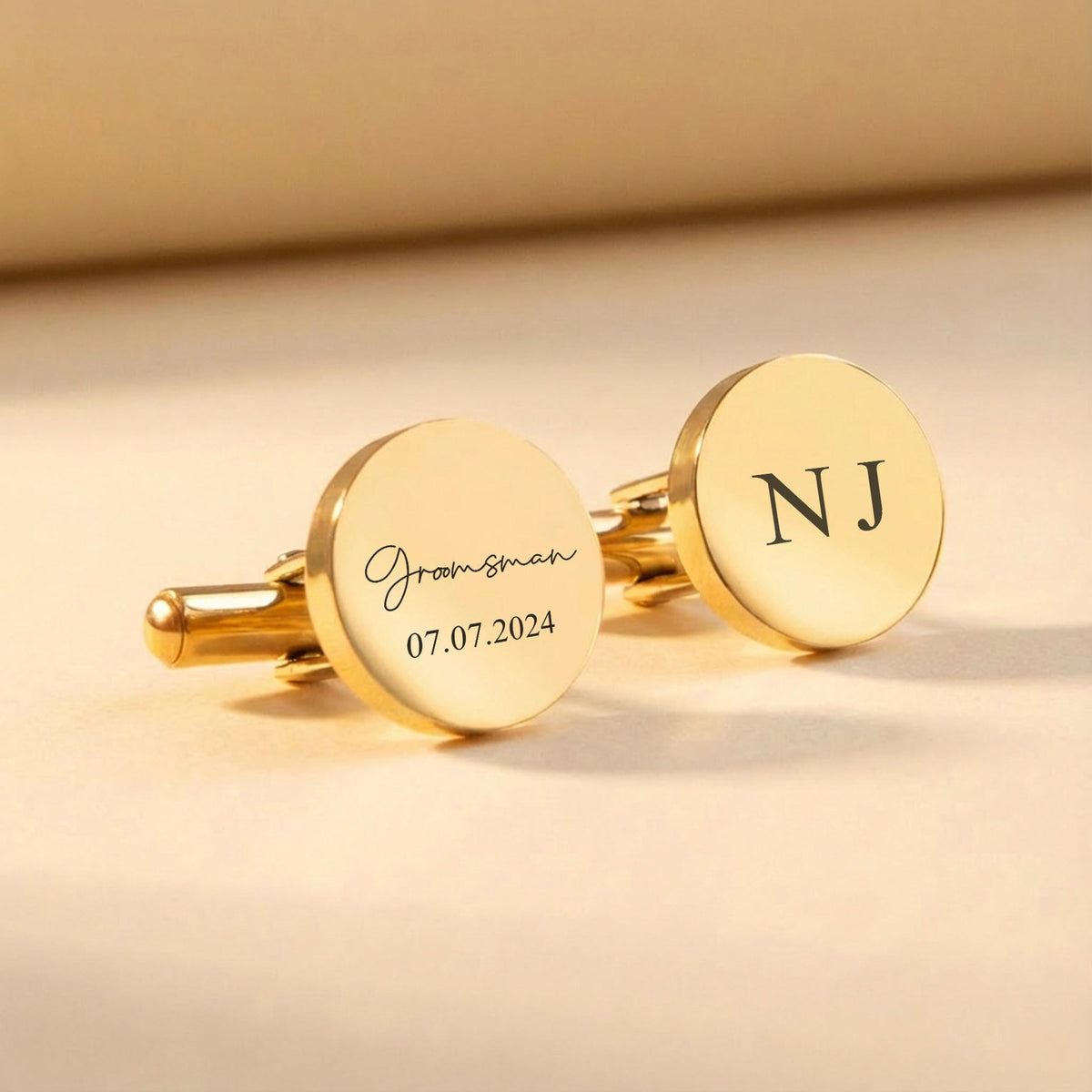 Personalised Groomsmen Cufflinks