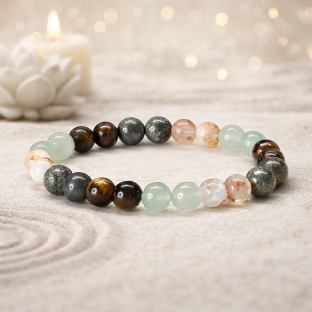 Money Fusion Bracelet (Natural Wealth Crystals)