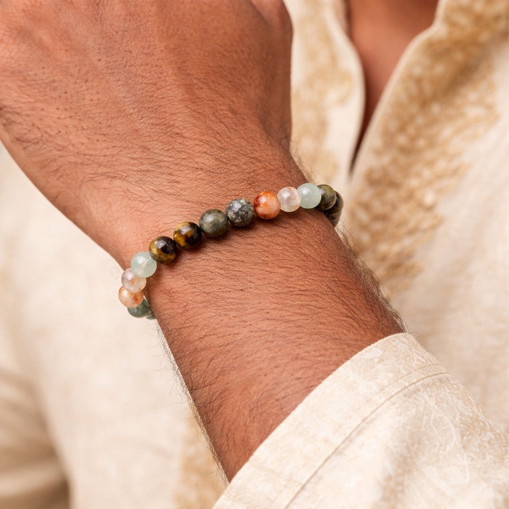 Money Fusion Bracelet (Natural Wealth Crystals)