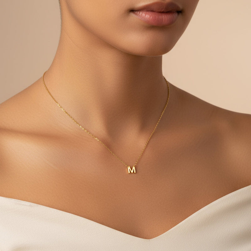 Dainty Initial Necklace
