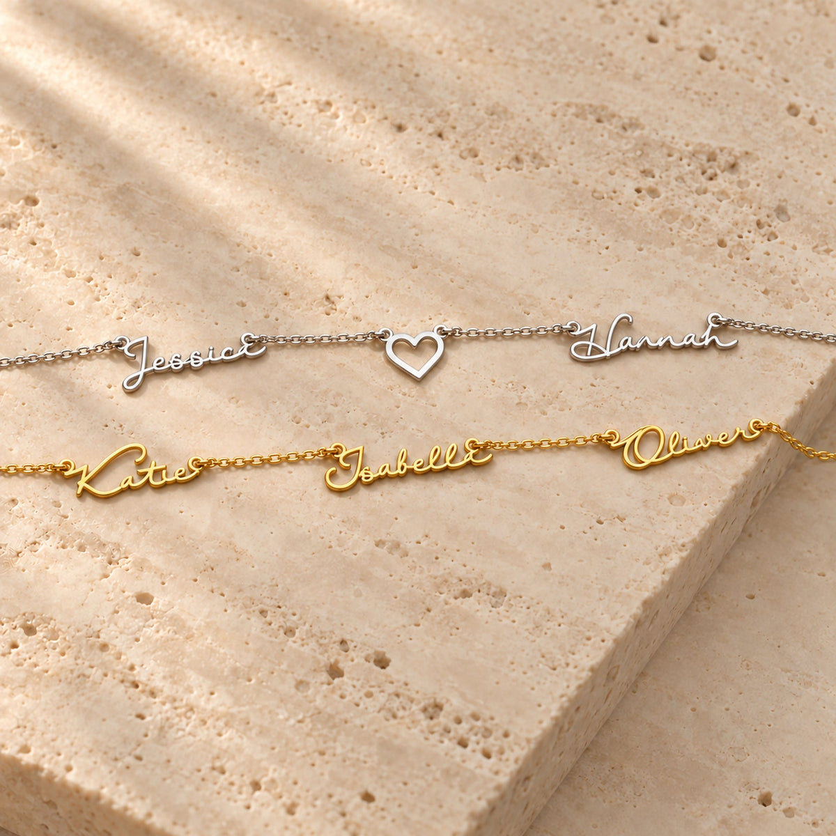 Multiple Name Necklace with Children's Names