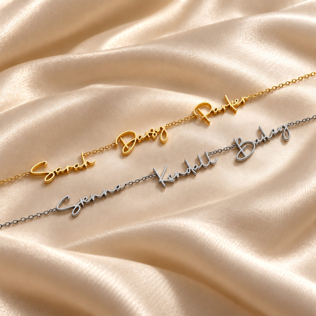 Multiple Name Necklace with Children's Names