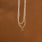 Pearl Initial Necklace – Personalized Minimalist Jewelry for Women
