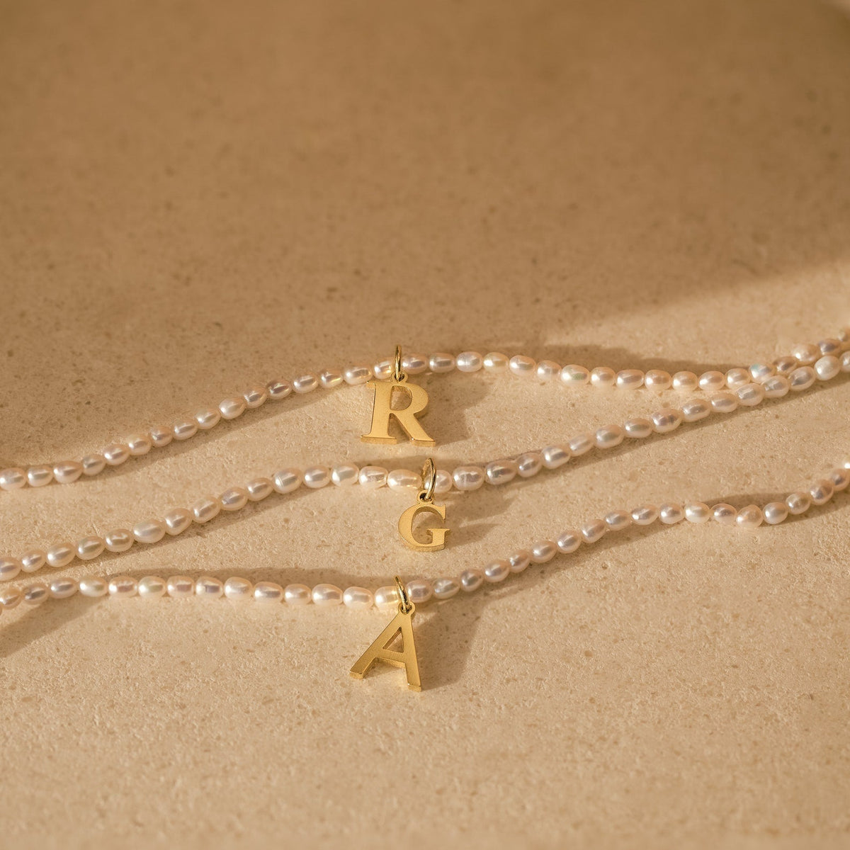 Pearl Initial Necklace – Personalized Minimalist Jewelry for Women