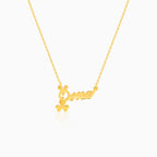 Golden Personalised Eternal Necklace