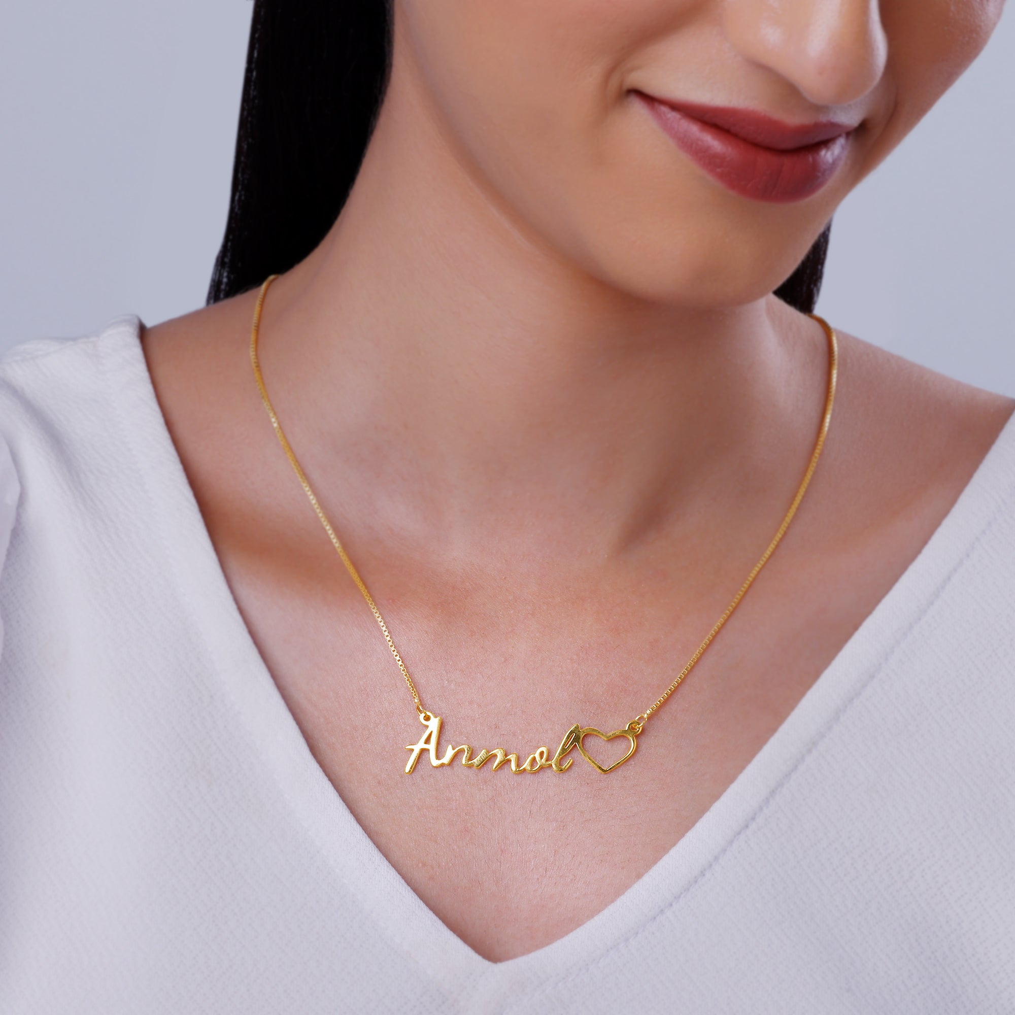 Golden Personalised Life Partner Pendant