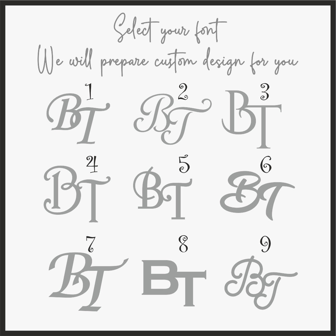 Personalized Initial Monogram Cufflinks – Custom Interlocking Initial Cufflinks for Men