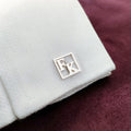 Personalized Initials Cuff Links For Father