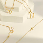 Butterfly Necklace with Initial