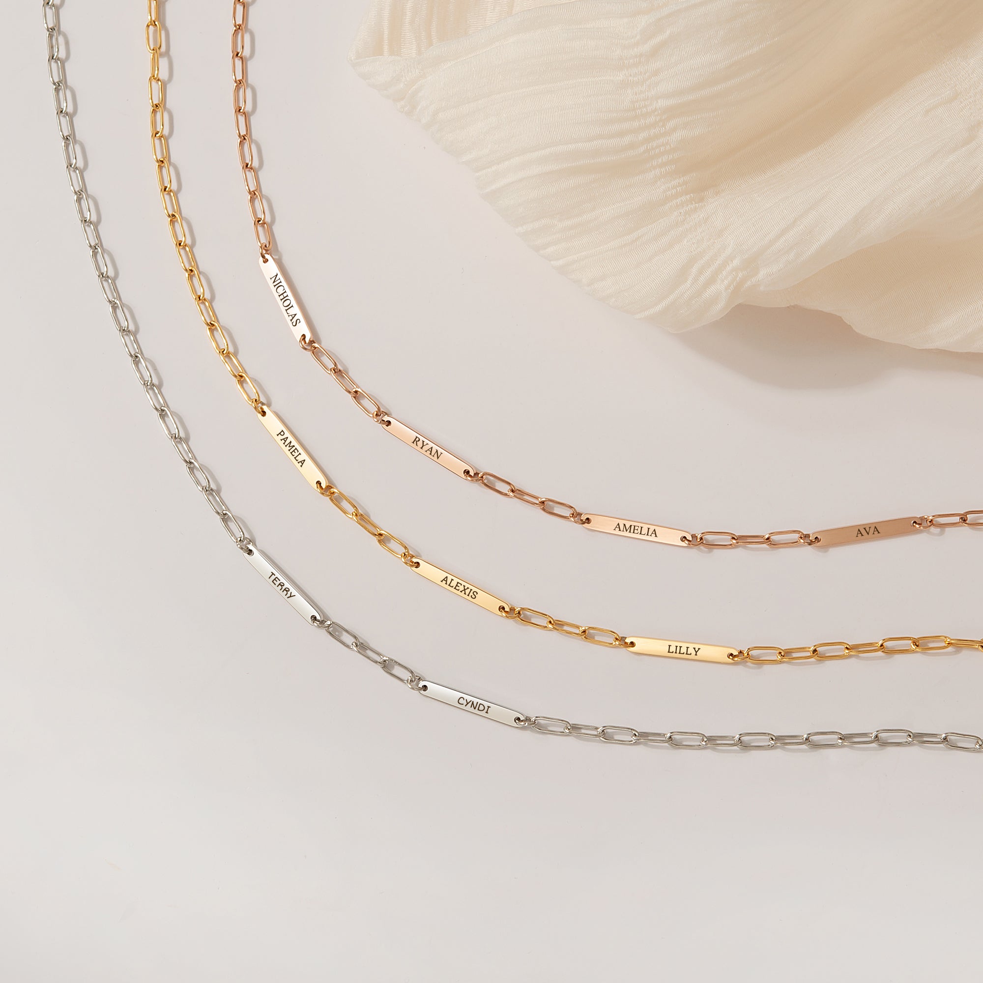 Paper Clip Chain Necklace