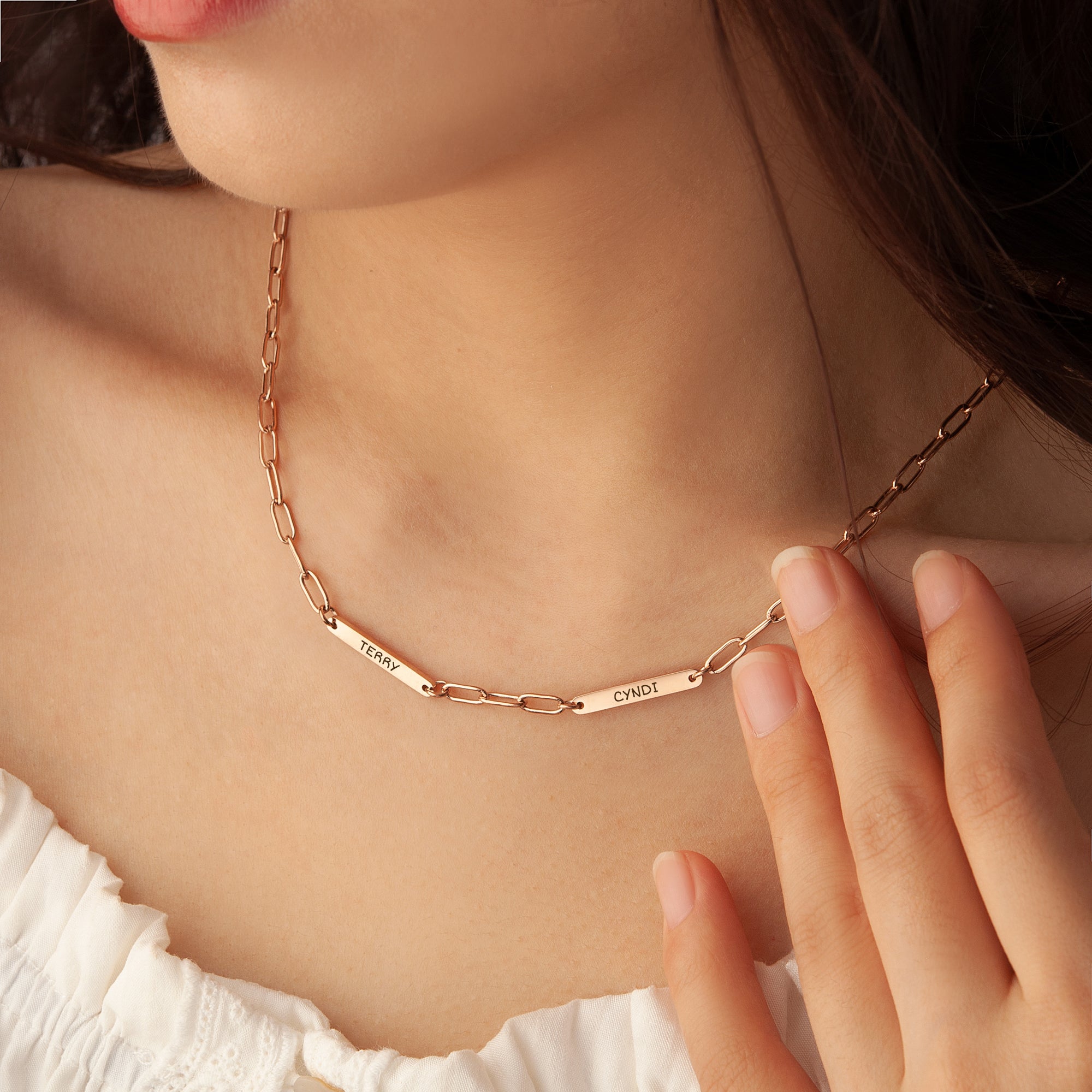 Paper Clip Chain Necklace