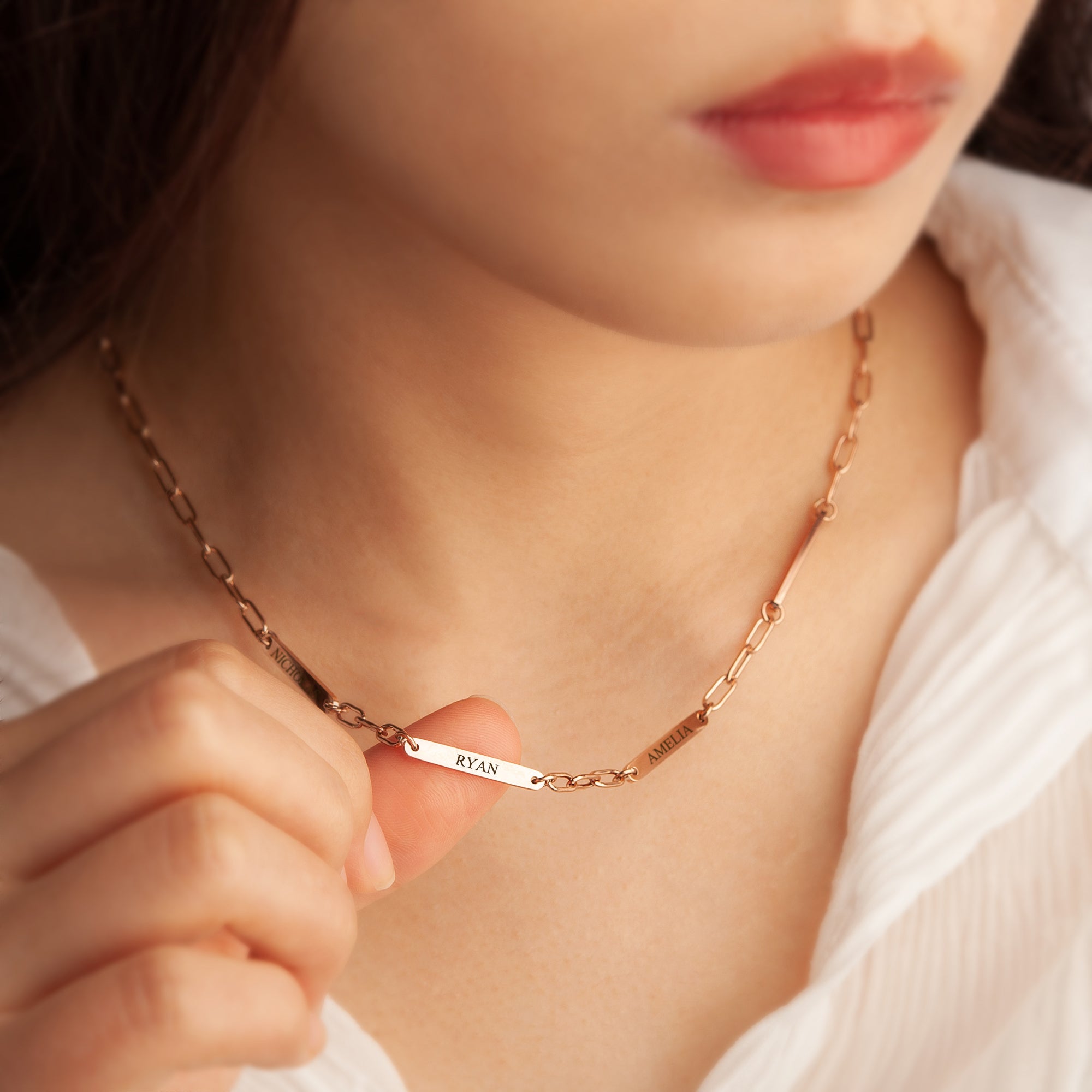 Paper Clip Chain Necklace