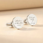 Groom Cufflinks – Meet Me at the Altar Personalised Wedding Cufflinks