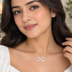 Infinity Couple Name Necklace