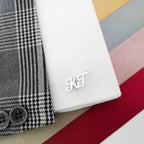 Custom Script Initial Monogram Cufflinks – Personalized Elegant Letter Cufflinks for Men’s Formal Wear & Wedding Gifts