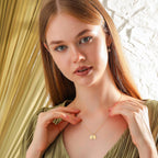 Gold Plated Initial Pendant Custom Letter Jewellery Necklace