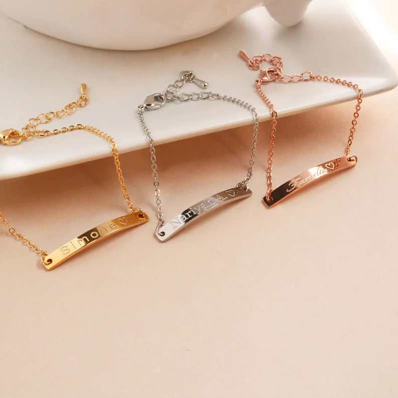 Name Bracelet - Custom Engraved Jewelry