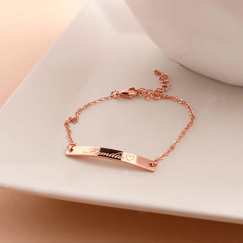Name Bracelet - Custom Engraved Jewelry