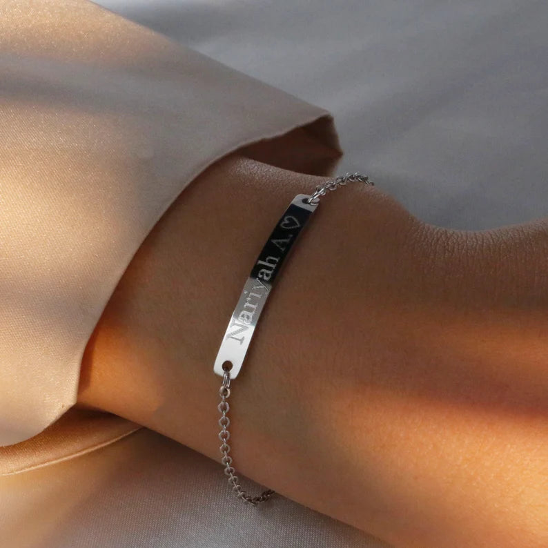 Name Bracelet - Custom Engraved Jewelry