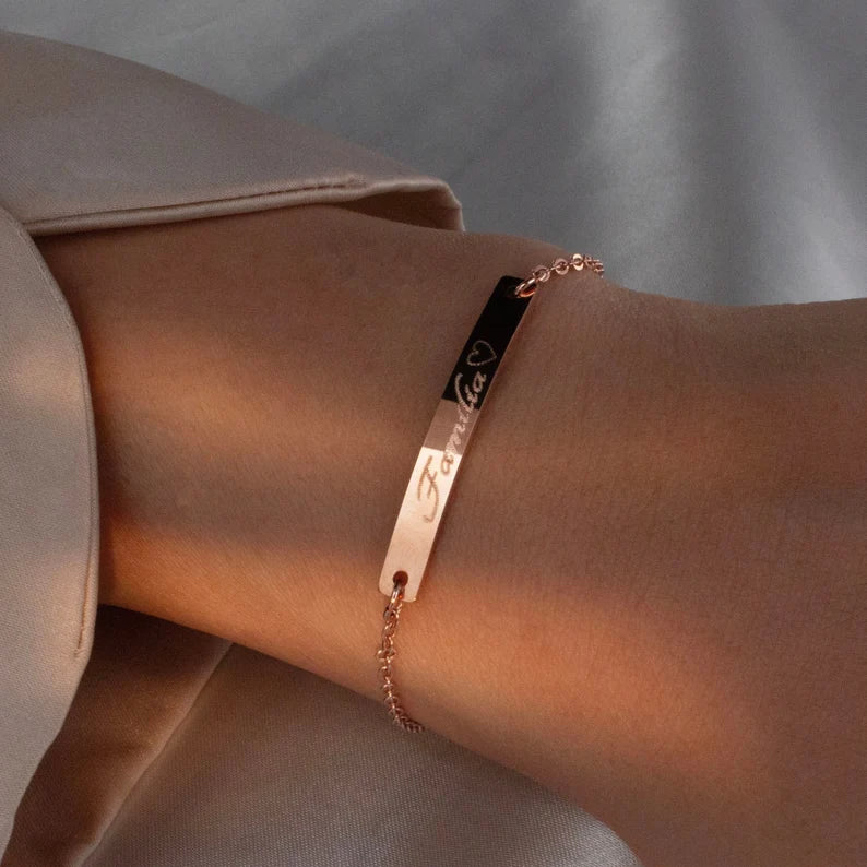 Name Bracelet - Custom Engraved Jewelry