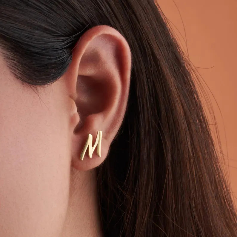 Letter Earrings