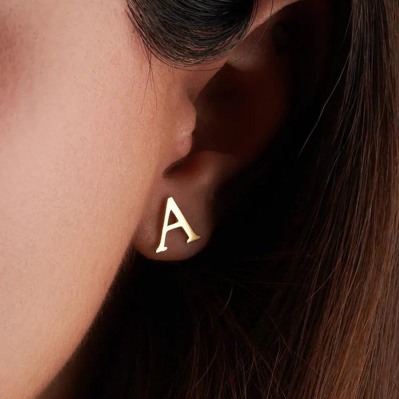 Letter Earrings