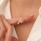 Personalised Initial Heart Pendant Name Necklace,