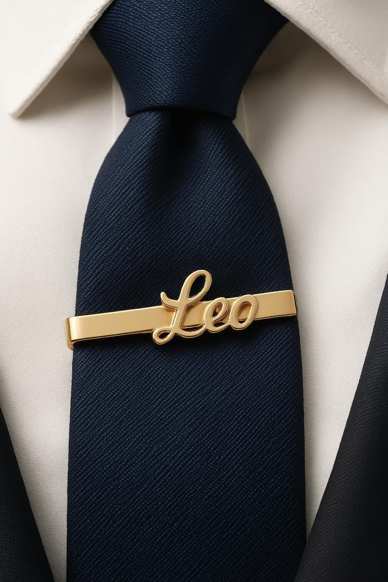 Custom Name Tie Clip