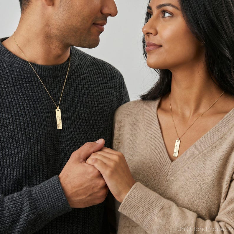 Dainty Custom Photo Necklace