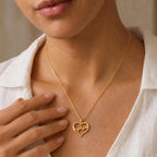 Arabic Sabr Necklace Patience Calm Heart Pendant