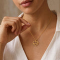 Arabic Sabr Necklace Patience Calm Heart Pendant