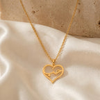 Arabic Sabr Necklace Patience Calm Heart Pendant
