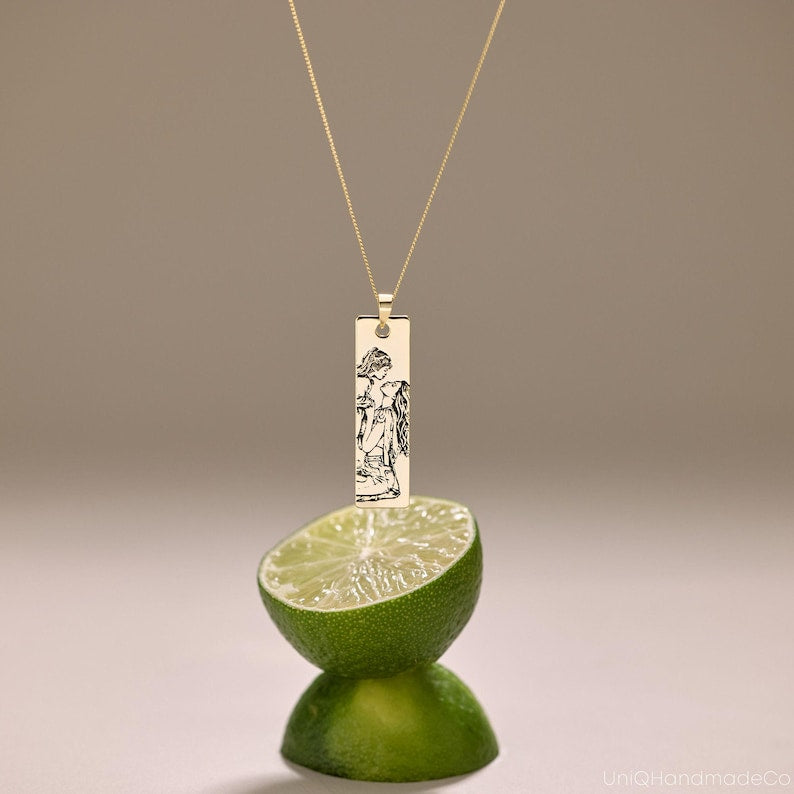 Dainty Custom Photo Necklace
