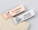 Custom Logo Engraved Name Badge
